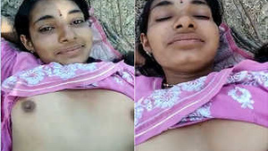 Desi lover enjoys outdoor sex in exclusive video