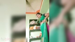 Indian housewife gives her husband a handjob while cheating on him