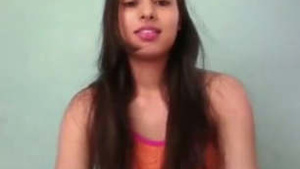 Chandini, the beautiful college student, records and leaks her own MMS