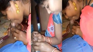 Bihari bhabhi gives a sensual blowjob to her landlord