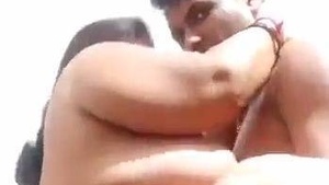 Desi bbw gets lifted up and fucked in the air