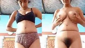 Cute Desi teen Rita flaunts her body in a solo video