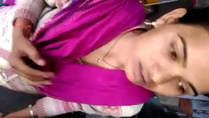 Desi girl gives a blowjob in a store to a well-endowed man