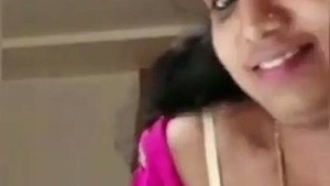 Naked Kerala auntie indulges in solo masturbation