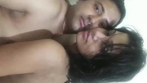 Desi wife rides her friend's dick while her husband is away