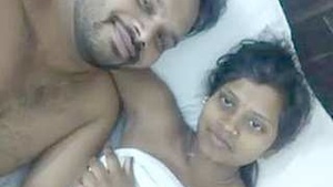 Desi couple's hotel room sex after dinner