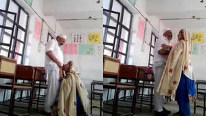 Pakistani headmaster of a school engages in sexual activity with his female teacher