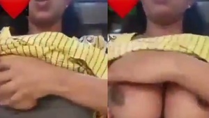 Showcase of busty mallu's assets in a videocall