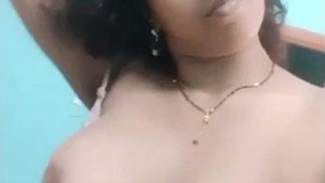 Bhabhi's naughty video showcasing her naked body and pussy