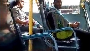 Man's penis bounces on the bus: A thrilling experience