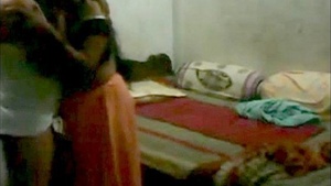 Family-oriented couple enjoys passionate bedroom sex in India